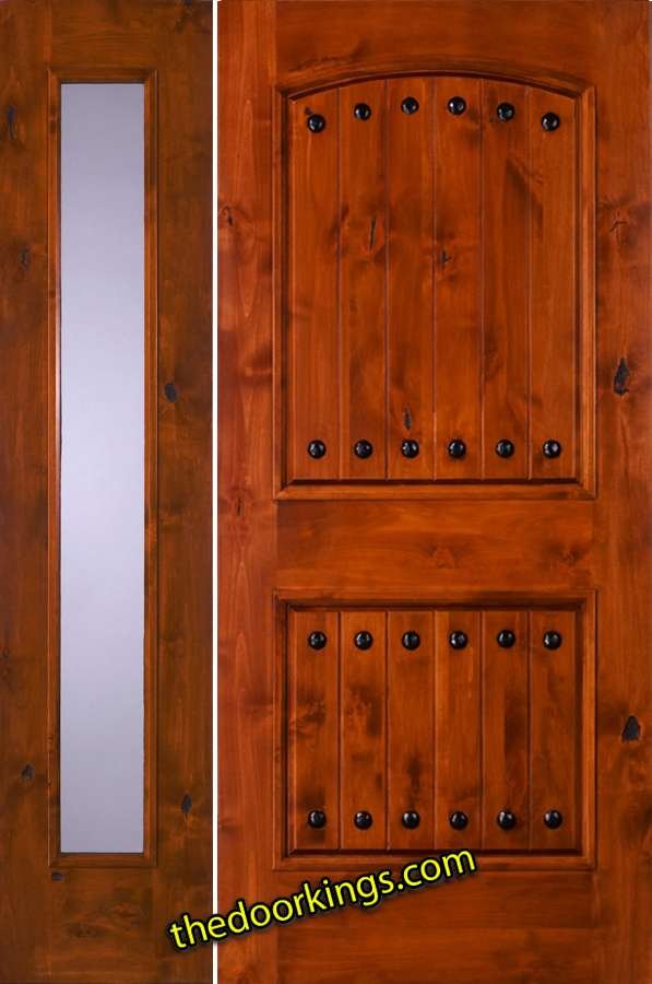 sw62 knotty alder with one sw50 sidelite